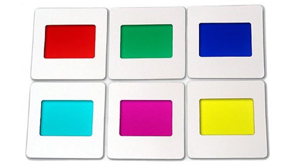 colorful slide set