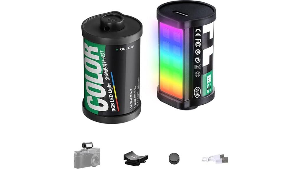 compact camera rgb light