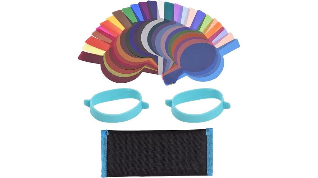 complete camera flash gel kit