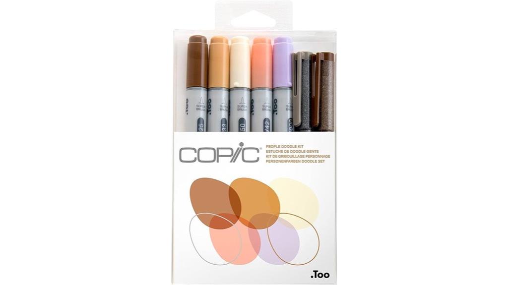 complete copic ciao doodle set