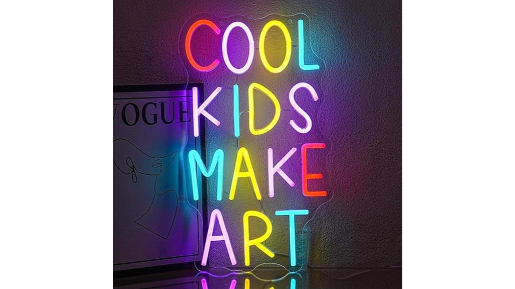 cool kids art sign