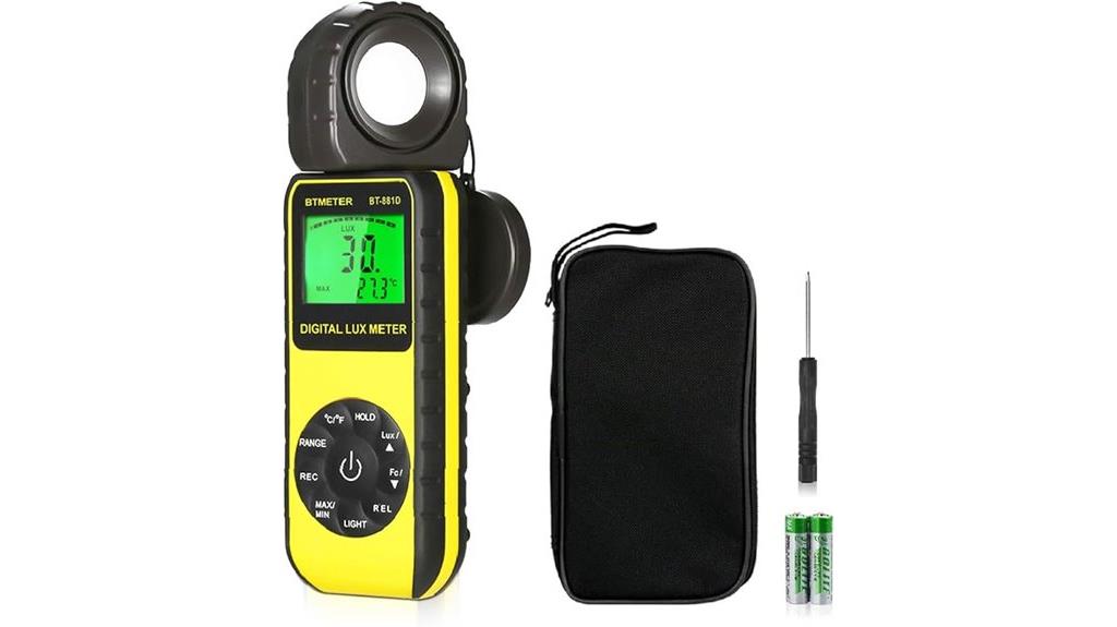 digital light intensity meter