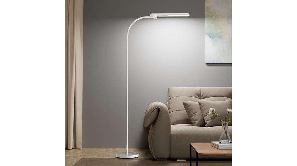 dimmable gooseneck floor lamp
