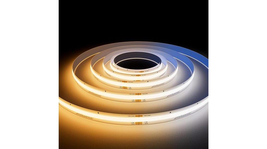 dimmable white led strip
