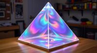diy holographic pyramid designs