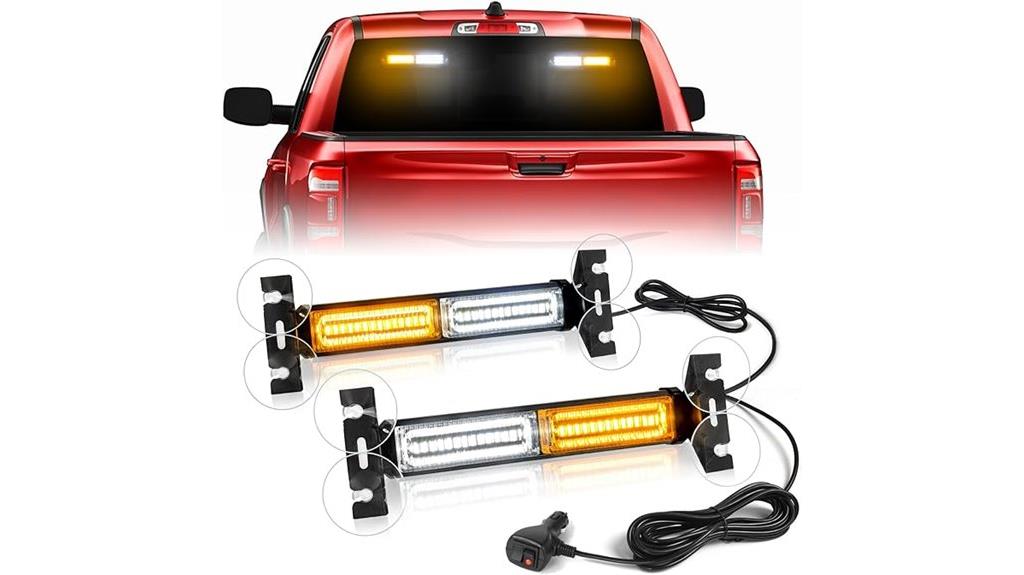 dual 10 7 inch strobe light