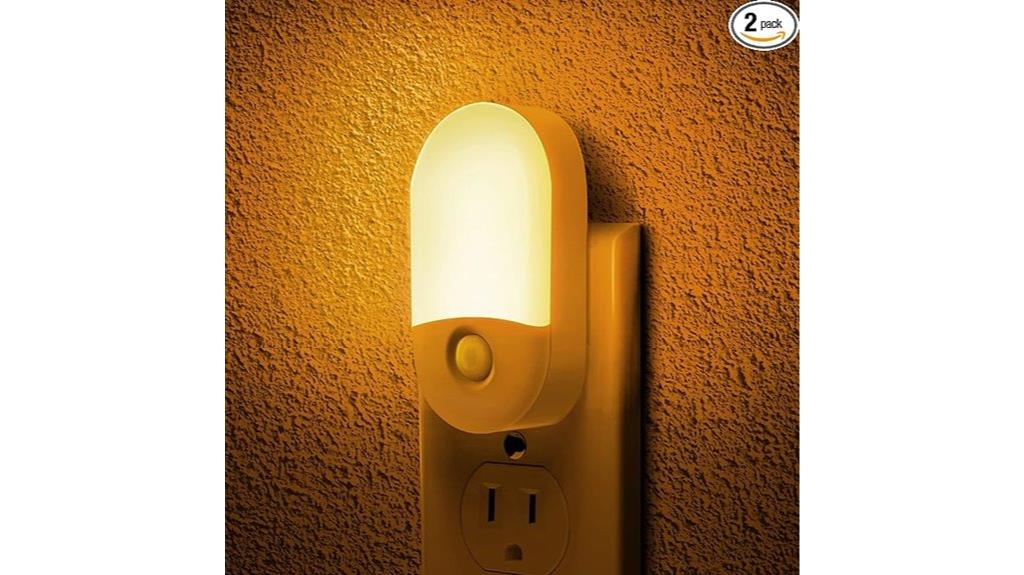 dual amber night lights