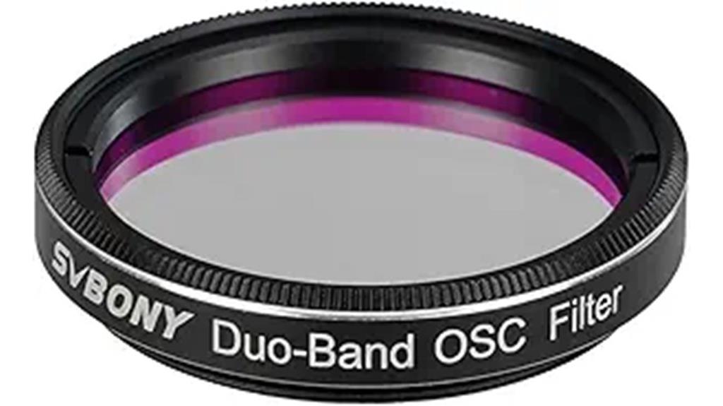 dual band narrowband astrophotography filter