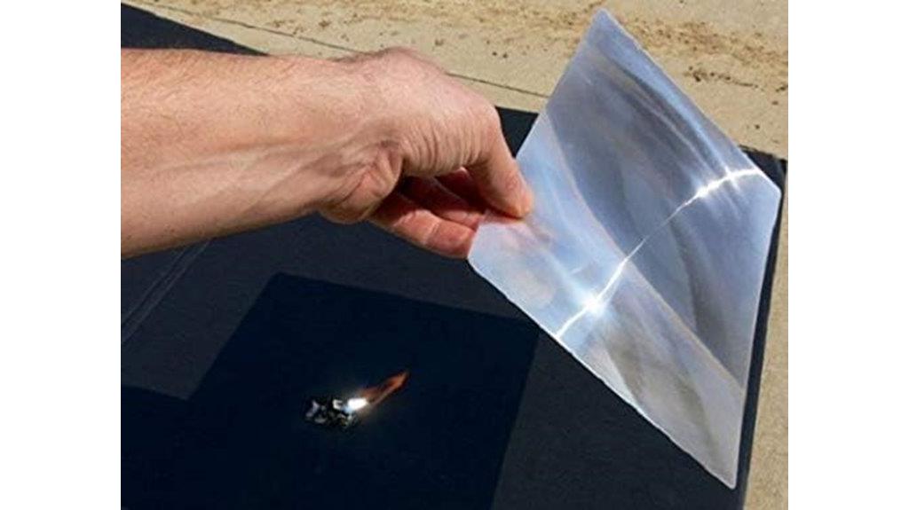 dual large fresnel lenses