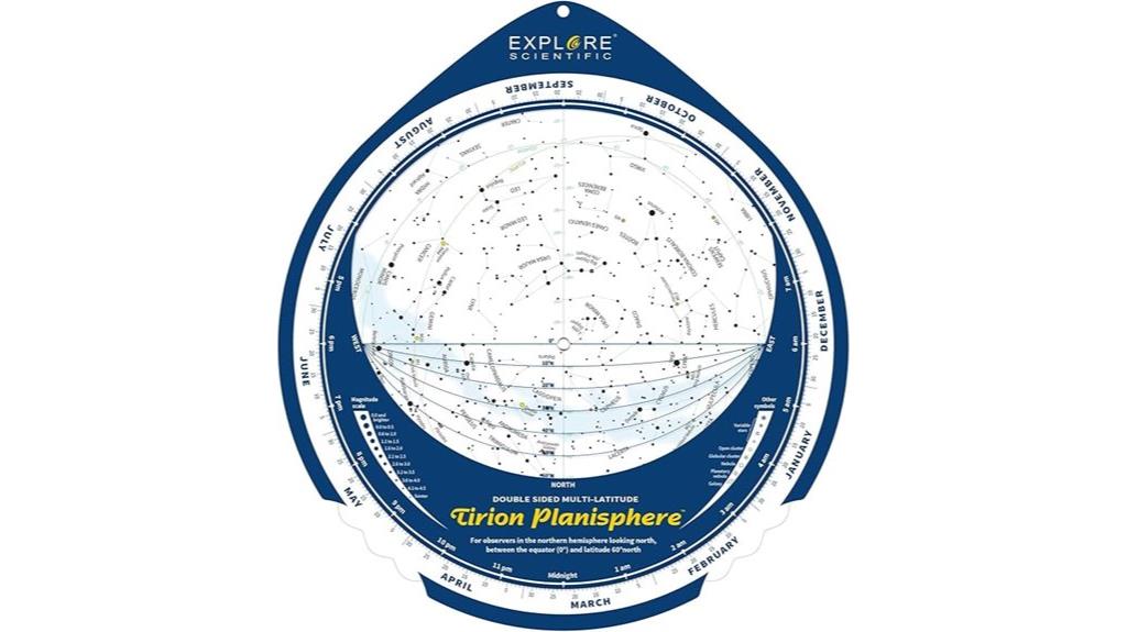 dual latitude star chart