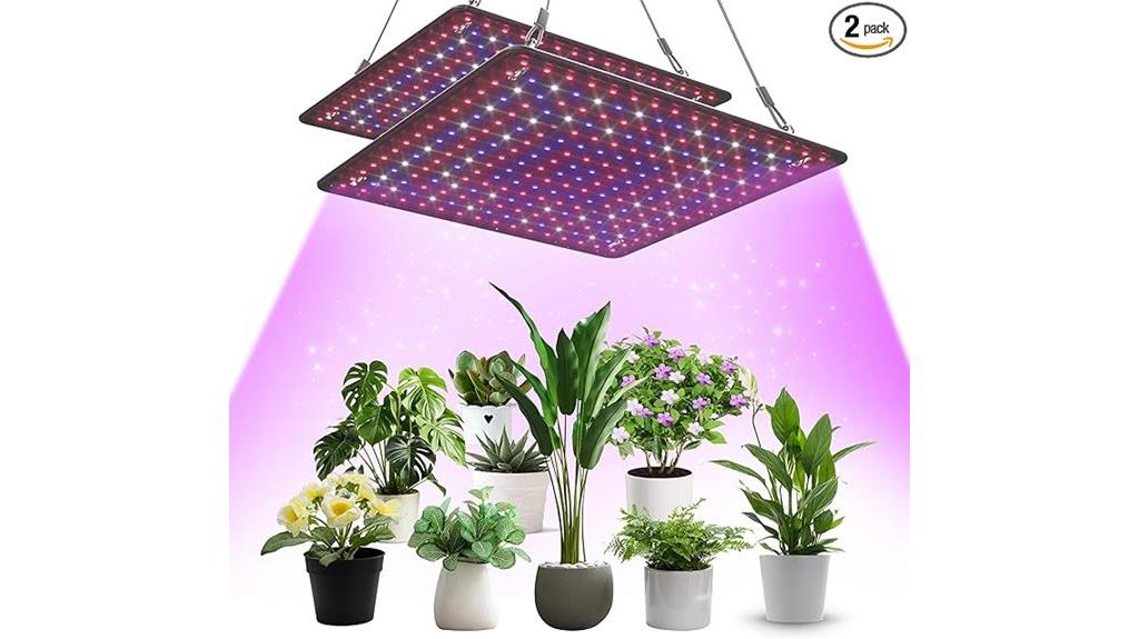 dual led plant grow lights