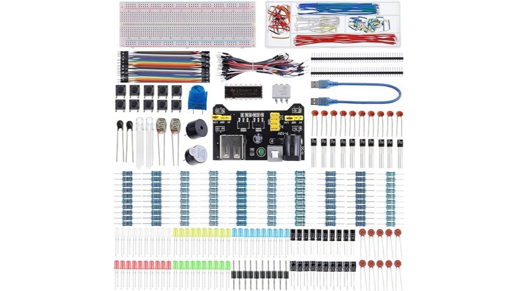 electronic components kit included