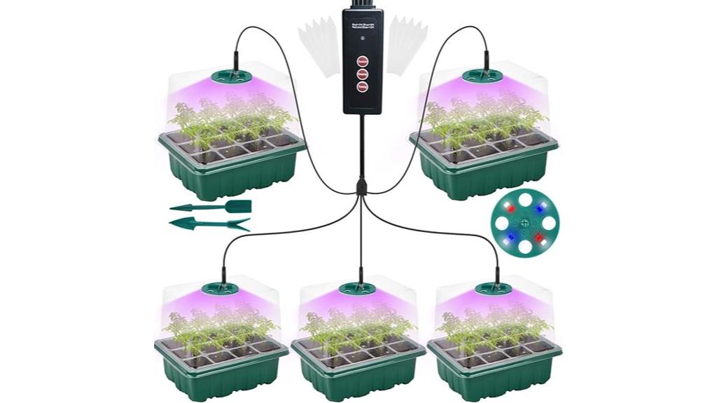 enhanced 8 led seedling kit