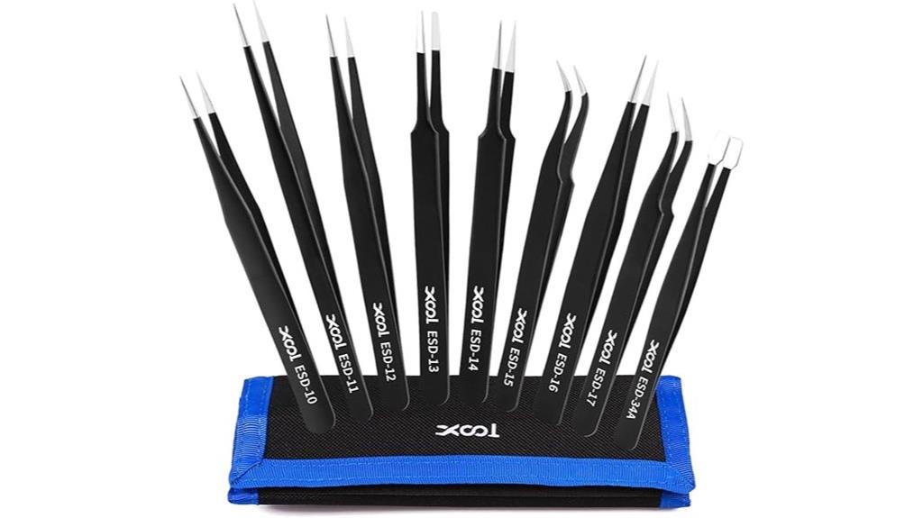 esd safe electronics jewelry tweezers