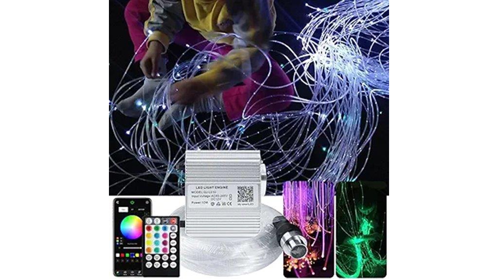fiber optic sensory lighting