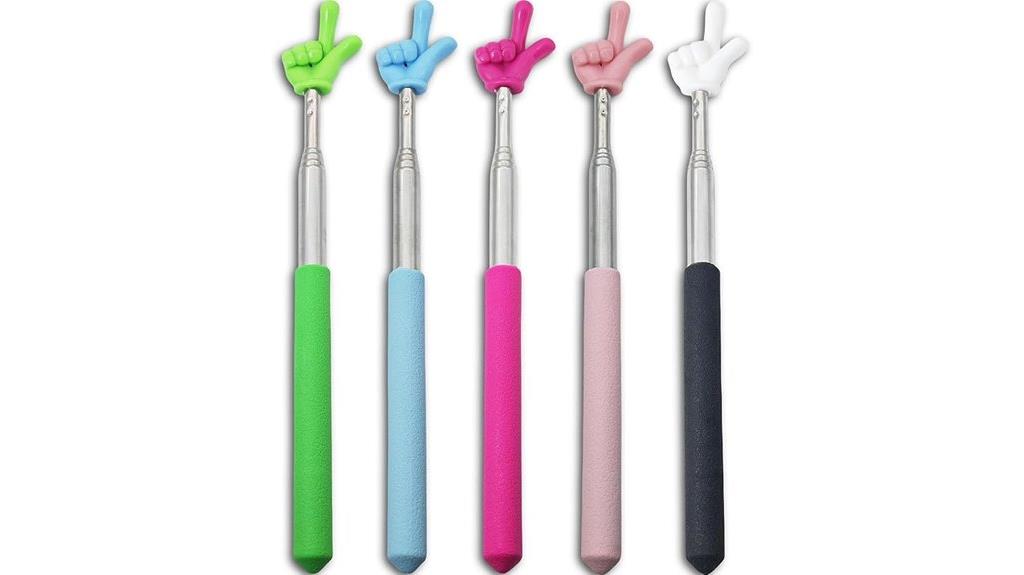 five piece classroom pointer set