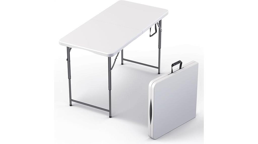 foldable 4 foot table