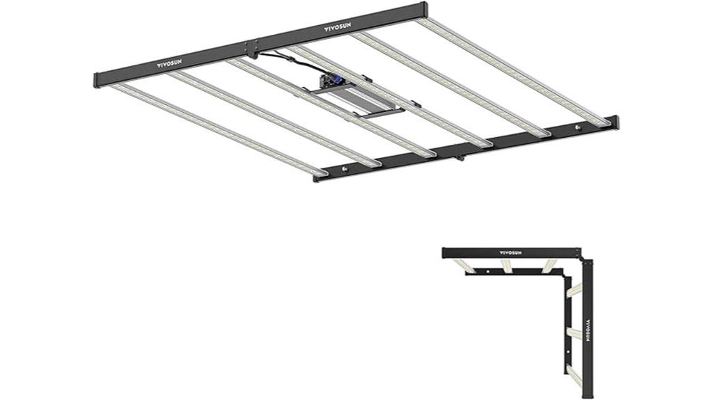 foldable 645w led grow light