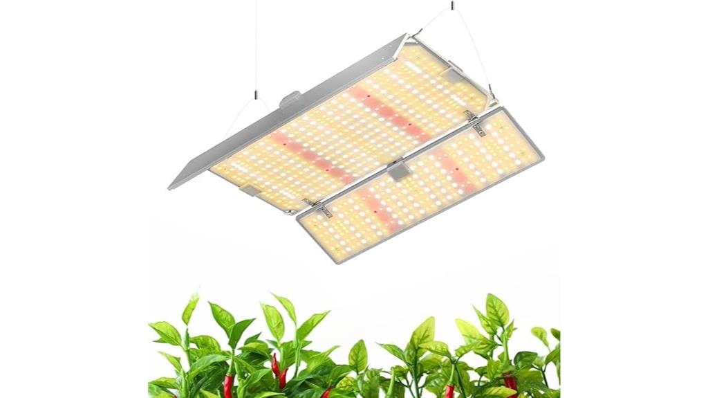 four panel led grow lights