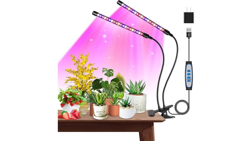 full spectrum dual head grow light