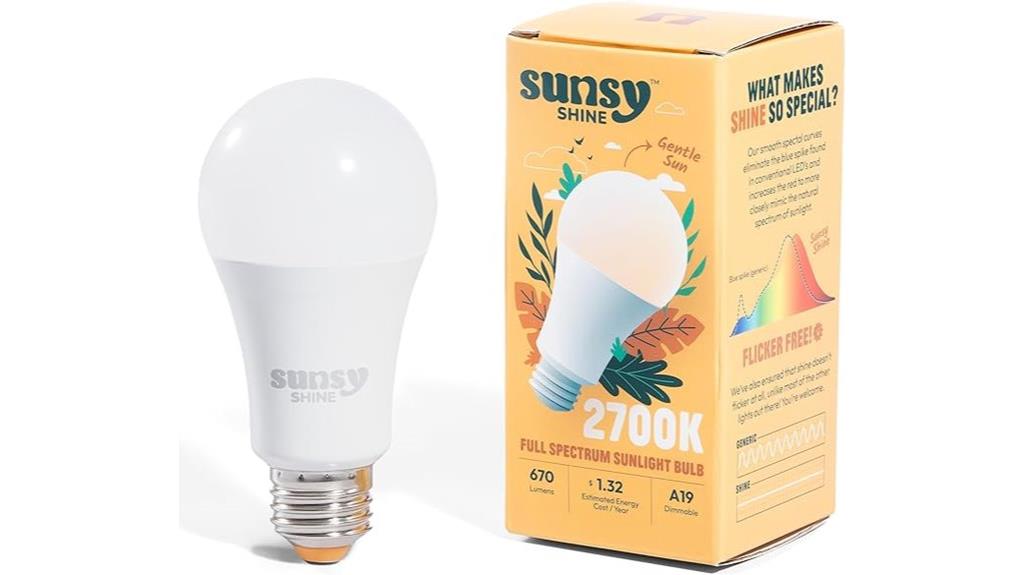 full spectrum sunlight bulb