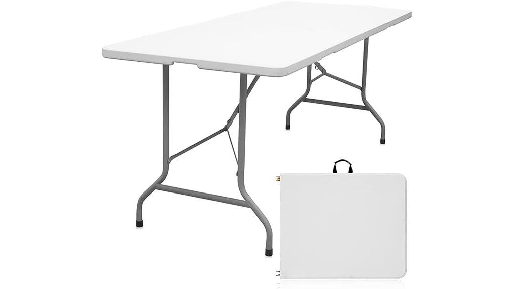 heavy duty folding plastic table