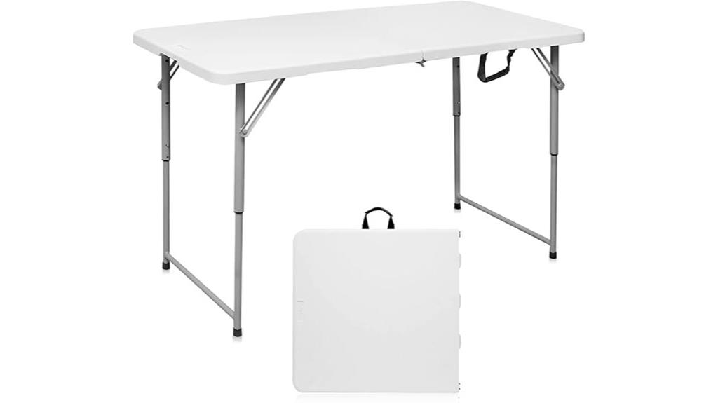 heavy duty portable folding table