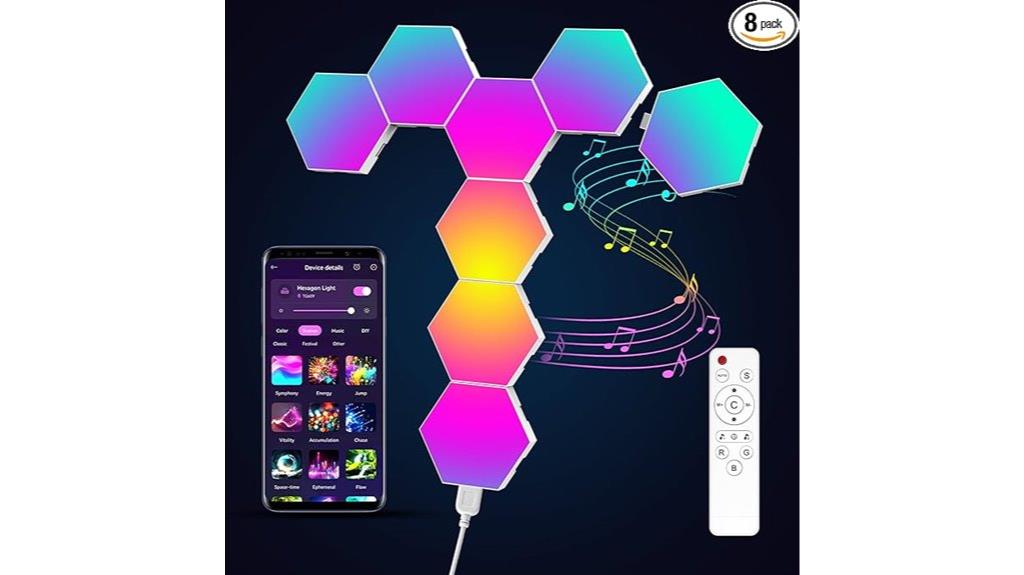 hexagon led panels pack