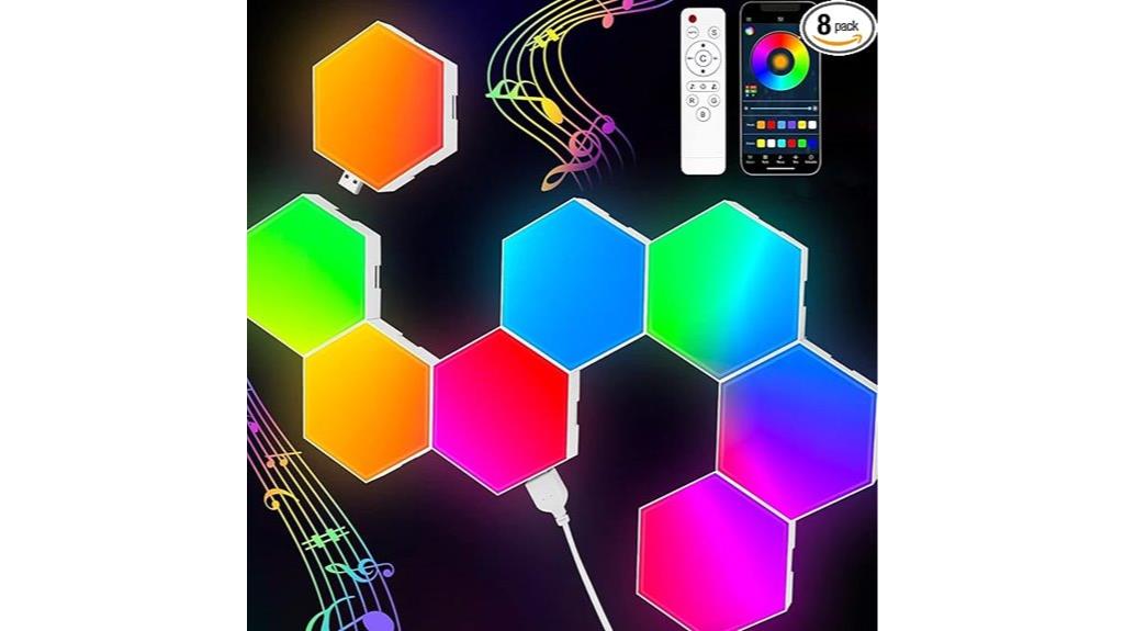 hexagon rgb led panels