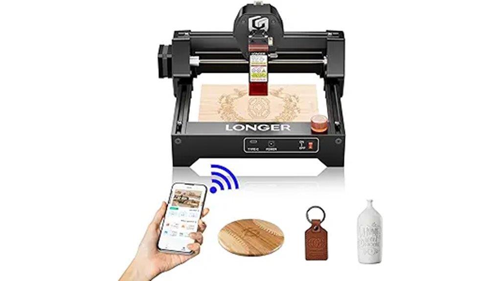 high speed wifi laser engraver