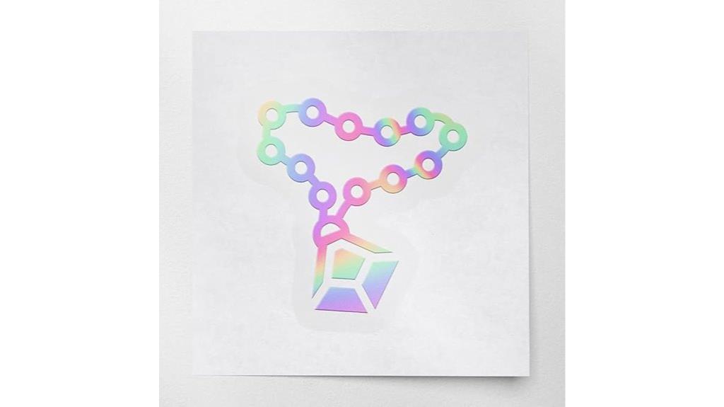 holographic chain decal set