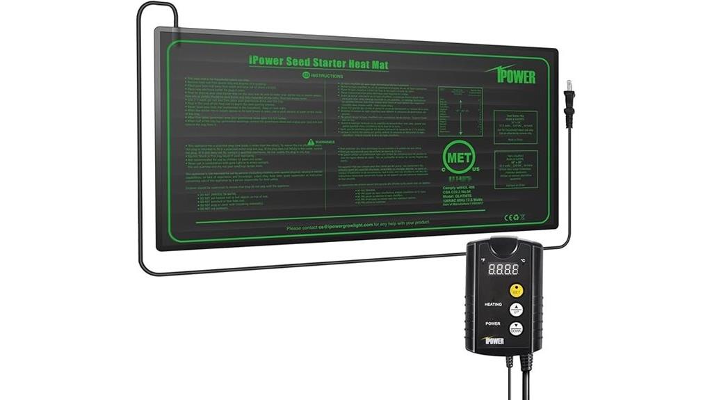 hydroponic seedling heat mat