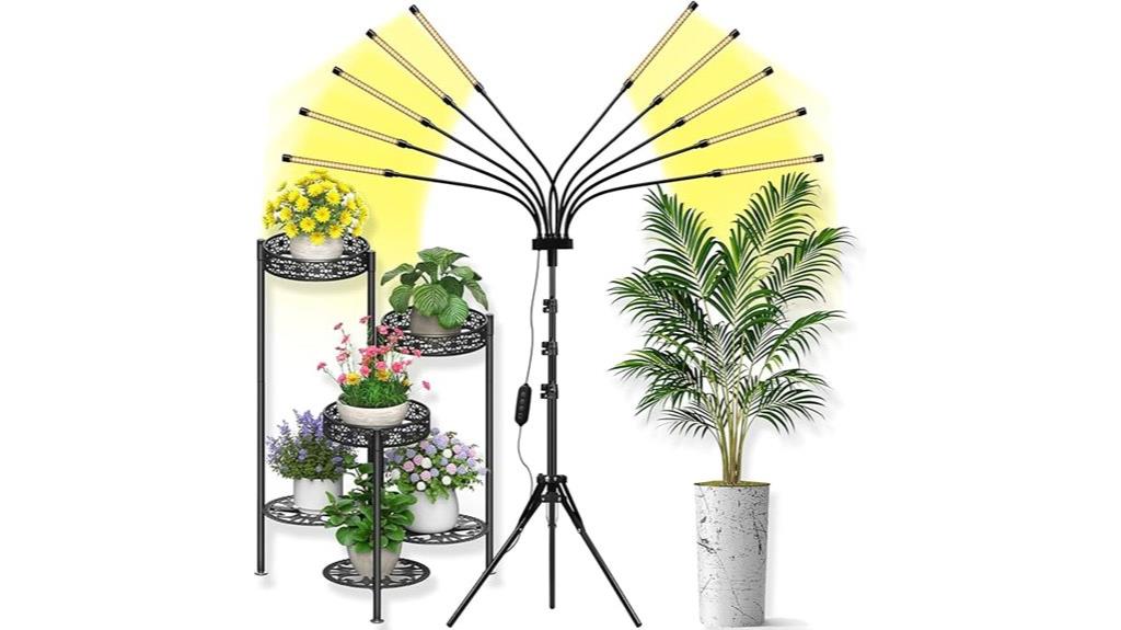 indoor grow light tripod