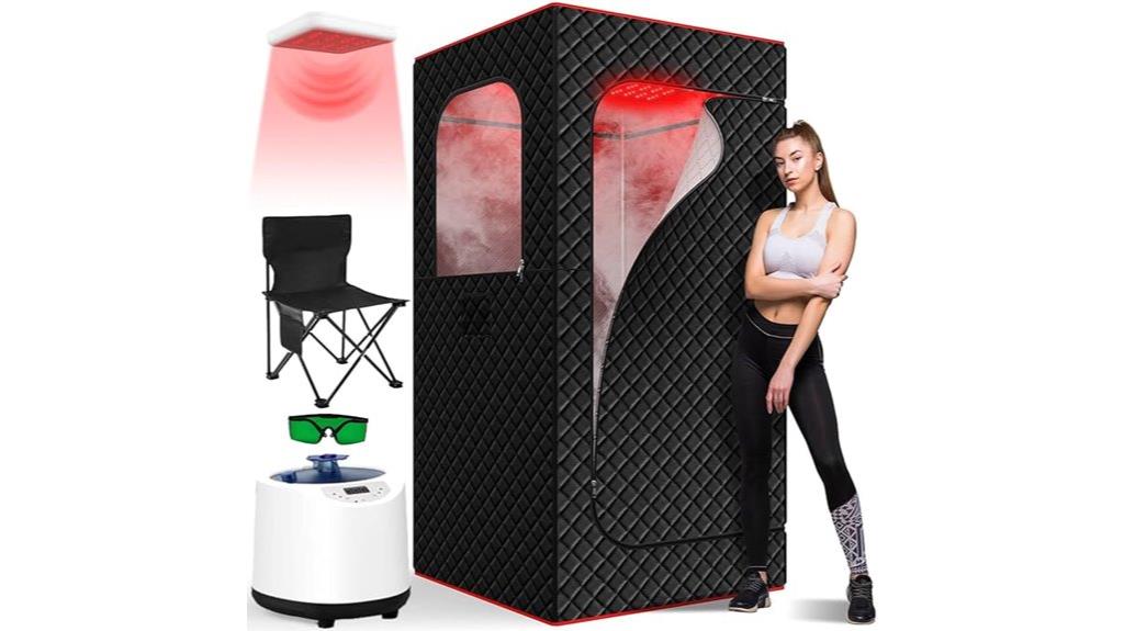 infrared steam sauna therapy