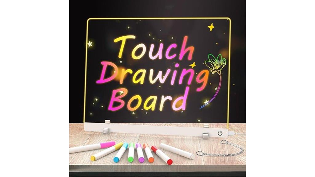 interactive led drawing board