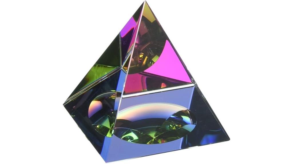 iridescent pyramid gift box