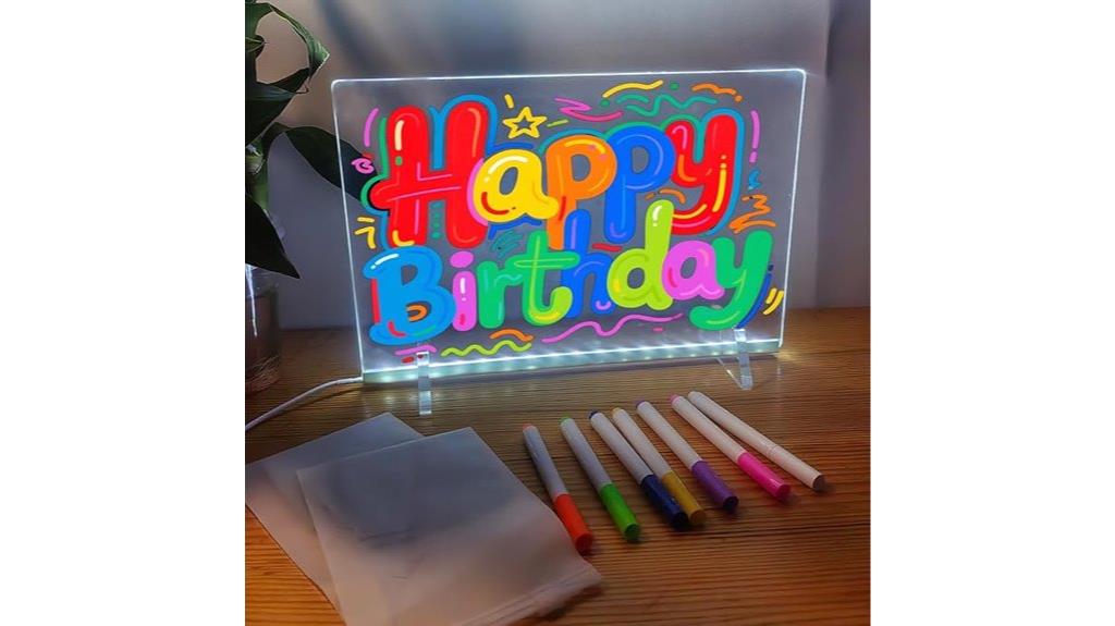 kids led drawing board