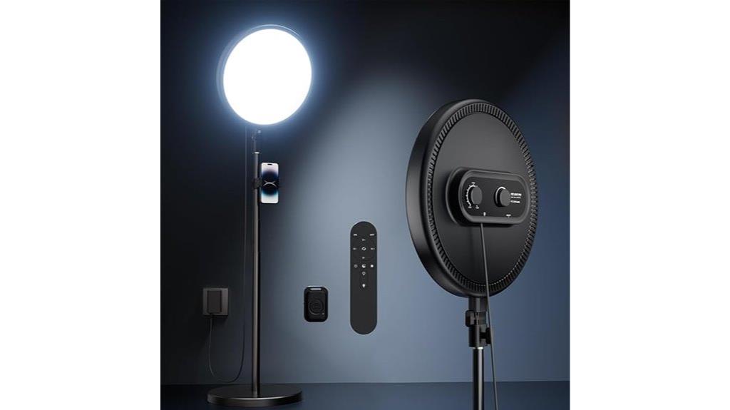 large ring light set