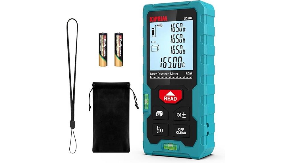 laser distance measure 165ft