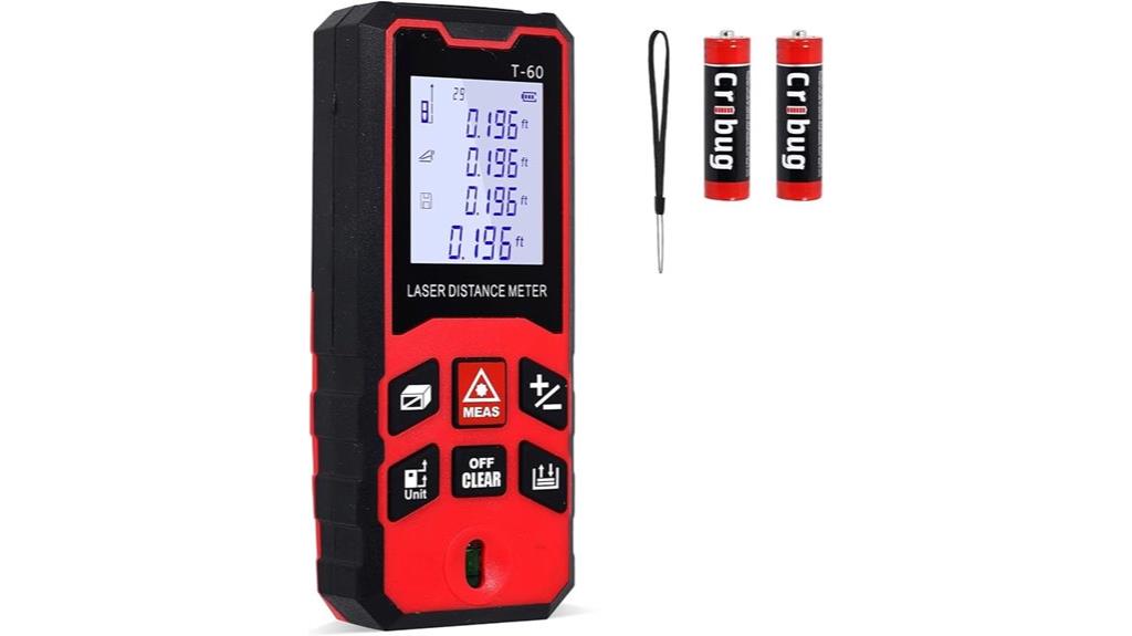 laser distance meter features