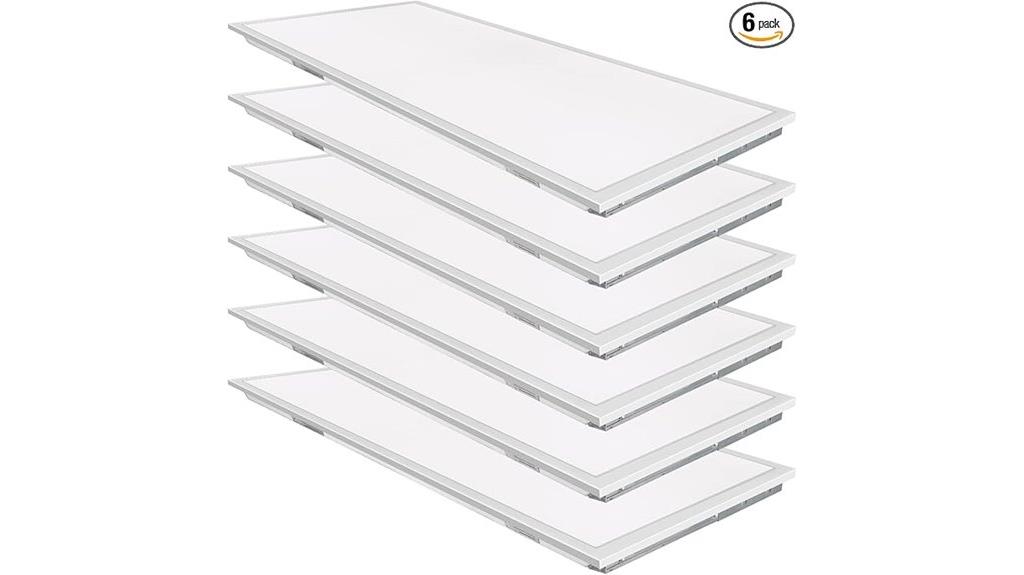 led flat panel troffer