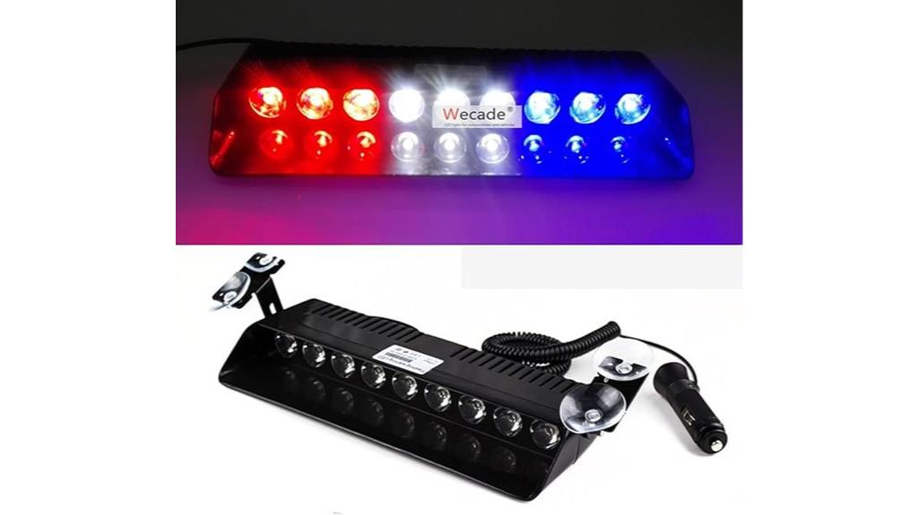 led strobe windshield lights