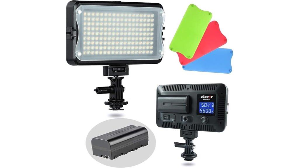 led video light with battery
