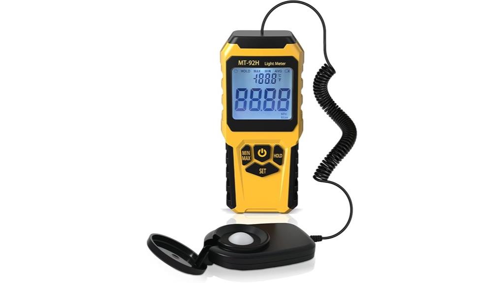 light meter with split sensor