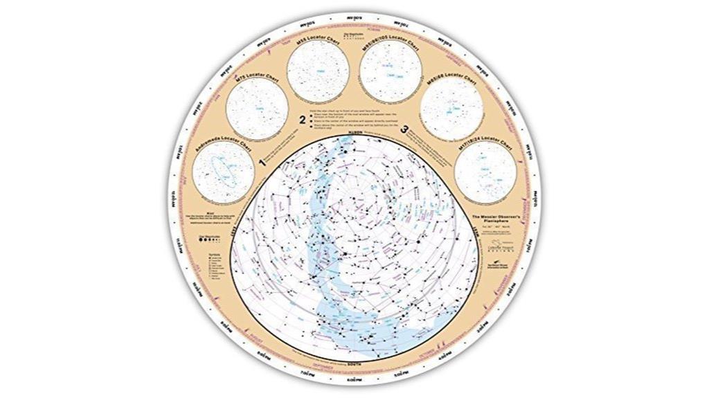 messier object star chart