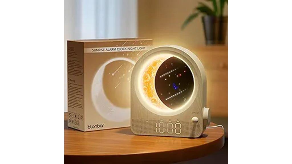 moon lamp sunrise alarm