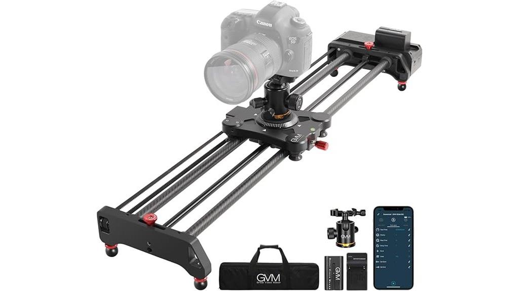 motorized camera slider with app