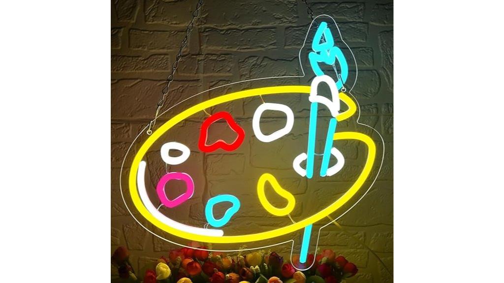 neon wall decor sign
