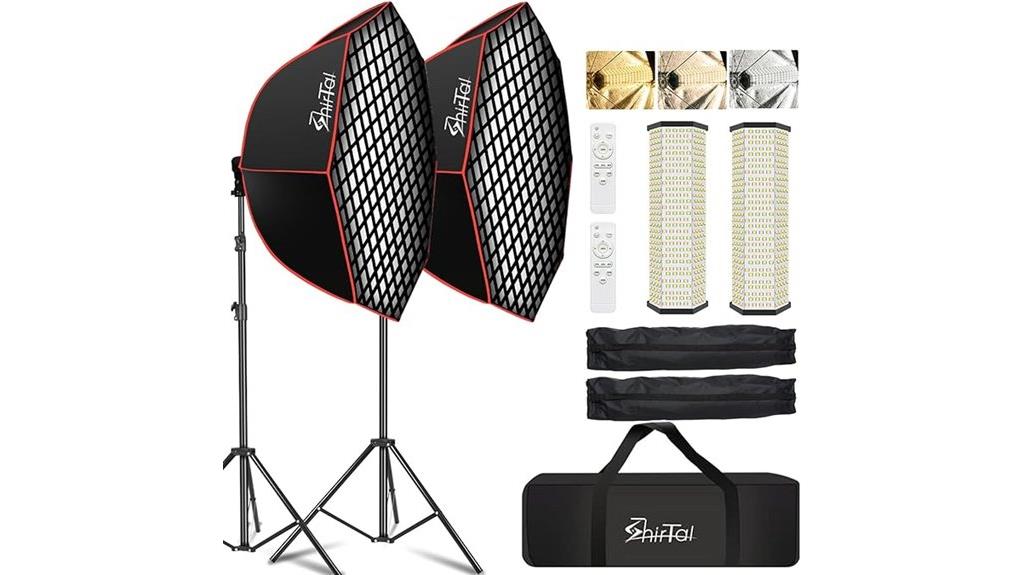 octagon softbox led kit