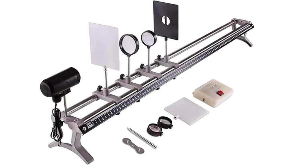 optical equipment with lenses